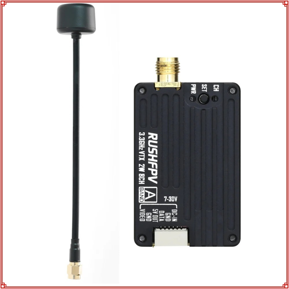 2026 New RUSHFPV 3.3G 2W VTX T - огляд і ціна Fpv Drone Receiver