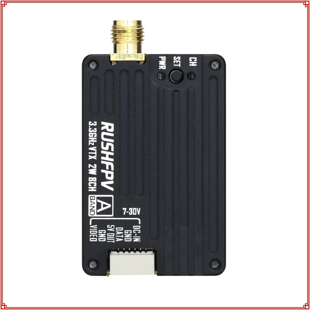 2026 New RUSHFPV 3.3G 2W VTX T - огляд і ціна Fpv Drone Receiver