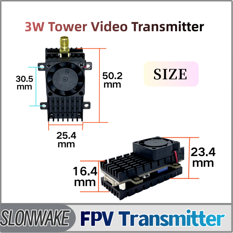SLONWAKE 5.8G 3000mW Simulatio - огляд і ціна Fpv Drone Receiver